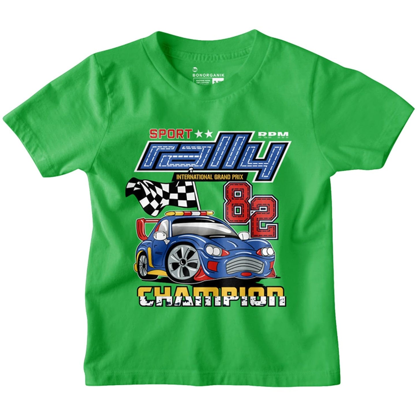 Bon Organik Boys Regular Fit T-Shirt (BON15061_Multi