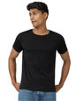 XYXX Mens Solid Regular Fit T-Shirt (XY_CR15_Tshirt_1_Black