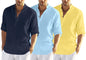 Finivo Fashion MenS Cotton Blend Regular Fit Solid Combo Kurta Shirt Pack Of 3