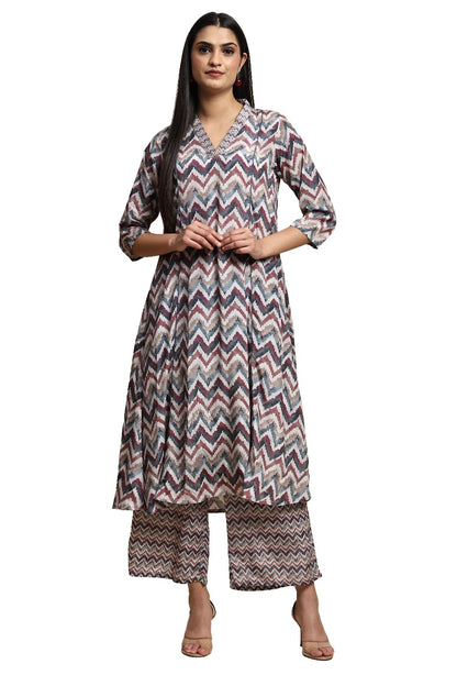 Toochki Kurti Plazzo Set For Women | Kurti For Women Rayon | Two Piece Kurti Sets | Kurtis Sets For Girl | Multicolor Kurti Set