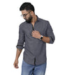 Pinkmint Mens Long Sleeve Button Down Shirt for Men Collared Casual Formal Soild Shirt