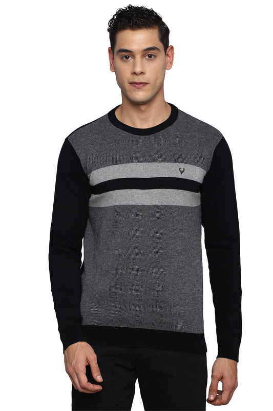 Allen Solly Men Full Sleeve Crew Neck T-Shirt