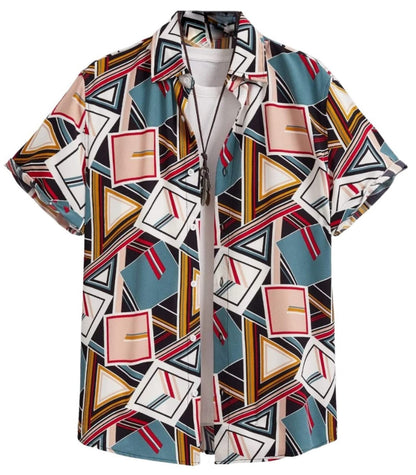 Greciilooks Mens Rayon Casual Shirt Regular Fit Men Casual Shirt (Multicolour, Xx-Large)