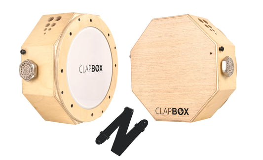 Clapbox Cajembe Travel Cajon (3 Instruments In - Rubber Wood With Carry Bag