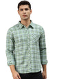 Hubberholme MenS Cotton Check Regular Fit Casual Shirt - Pure Soft Cotton Checked Shirts For Men Stylish/Trendy Full Sleeve Shi