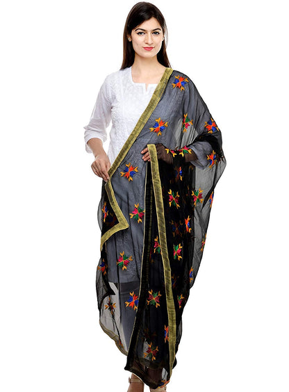 Weavers Villa WomenS Embroided Dupatta, 2.25 Mtrs