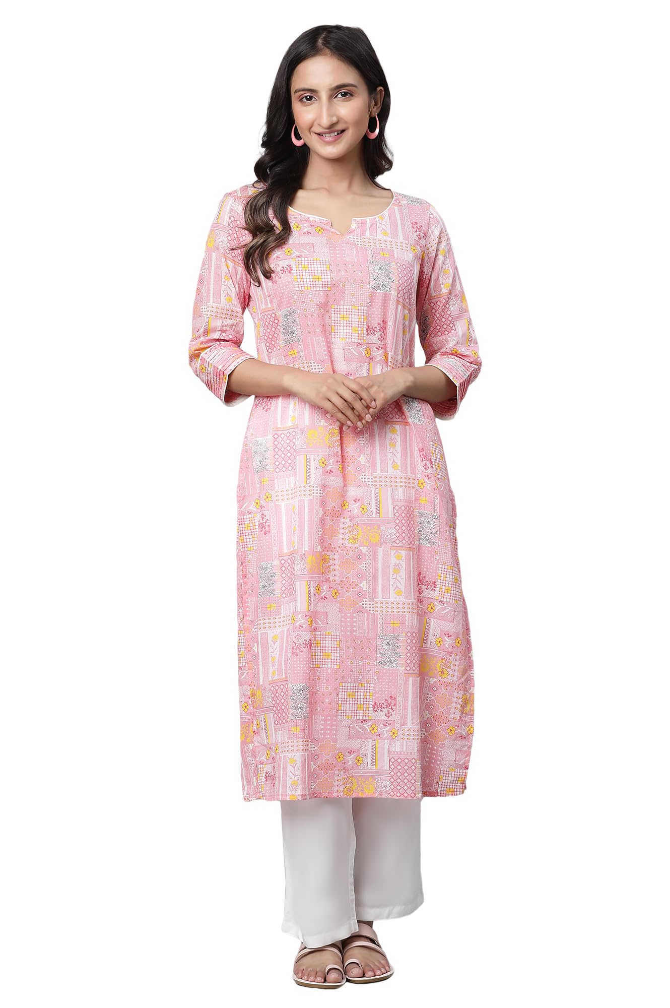 Aurelia Women'S Cotton Regular Shirt (23Aua14102-501719_Pink