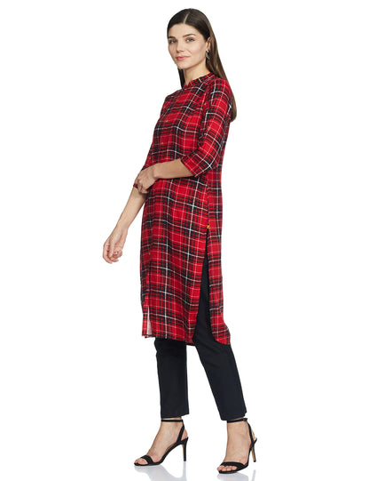 Aurelia Women's Rayon Kurta & Pant