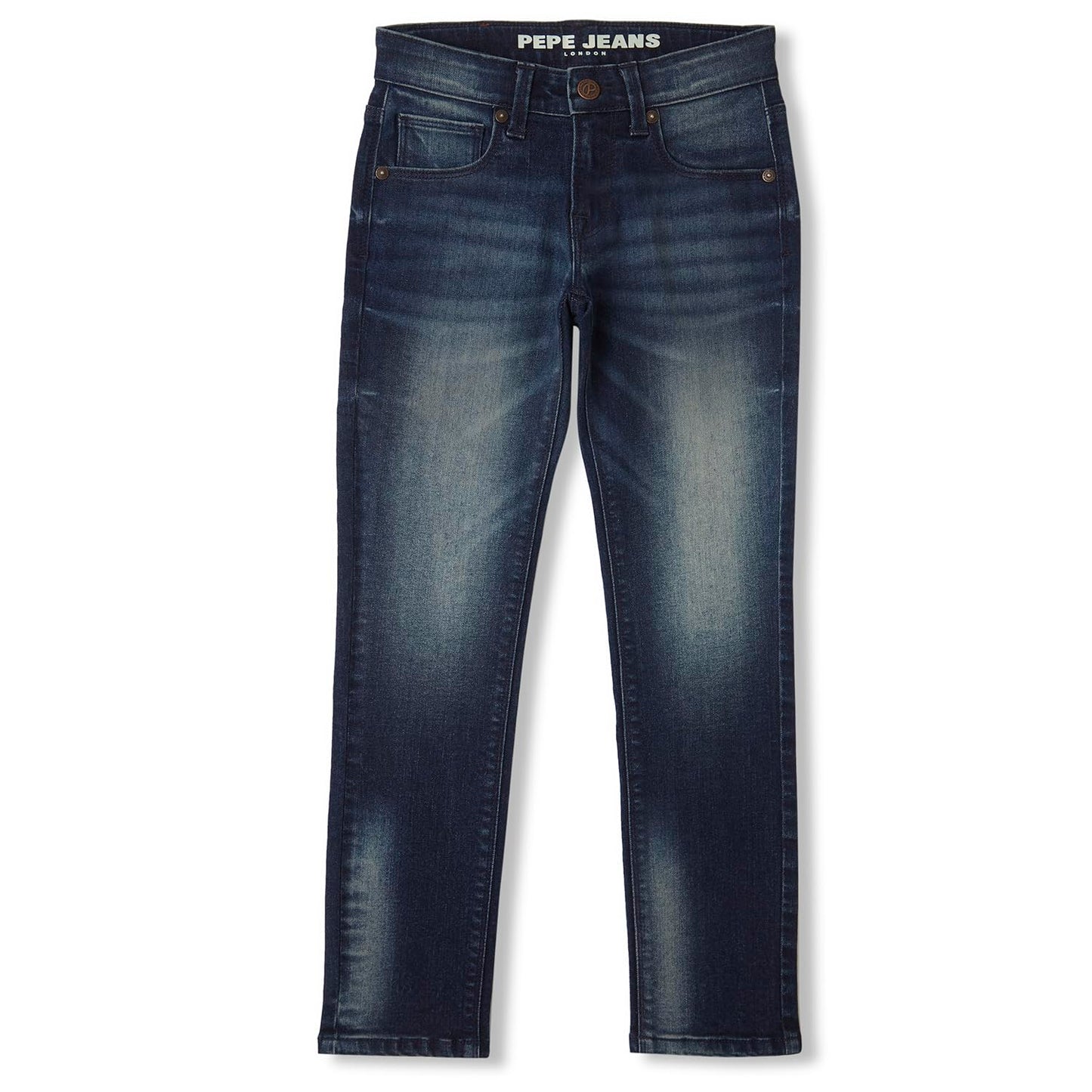 Pepe Jeans BoyS Slim Jeans (Pb202146Q03_Dark Tint Indigo Blue