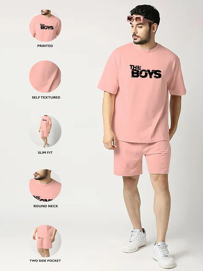 Royalscout MenS Night Suit | MenS Co-Ord Set | Lounge-Wear Night Dress Pajama Set | Summer Night Wear | Solid Plain Casual Paja