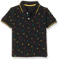 T2F Boys Cotton Regular Fit T-Shirt Black