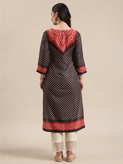Varanga Women's Silk Solid Regular Kurta