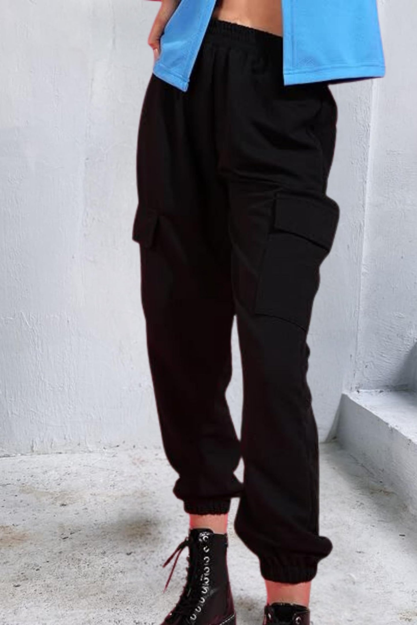 POPWINGS Casual Solid Pocket Joggers for Women || Latest Stylish Western Women Joggers for Summer || Pull-On Women Joggers Pants