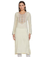 Aurelia WomenS Acrylic Regular Kurta (21Noa13322-703160_Natural