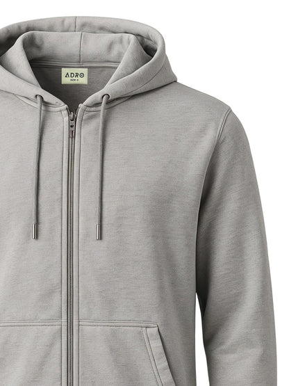 ADRO Zipper Cotton Regular Fit Hoodies | Sweatshirt with Zipper | Jackets for Men | Mens Zipper Hoodie | Hoodie | ZH24-PLN
