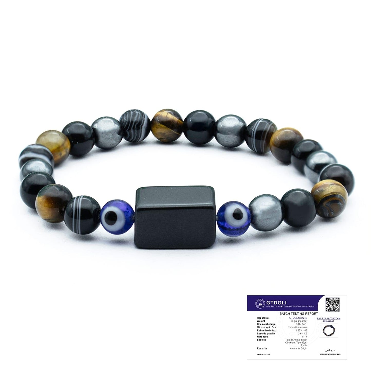 Astrotalk Evil Eye Protection Bracelet | Ward Off Negativity & Evil Eye | 108 Hours Energized by Top Astrologers | Handcrafted with Care | With Certificate of Authenticity | Protect Your Energy