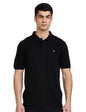 Allen Solly Men Regular Fit Printed Solid Cotton Polo Neck Polo Shirt