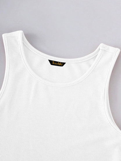 Toochki Tops for Woman | Spandex Top | Crop | Short | Western | for Jeans | Sleeveless | Stretchable | White