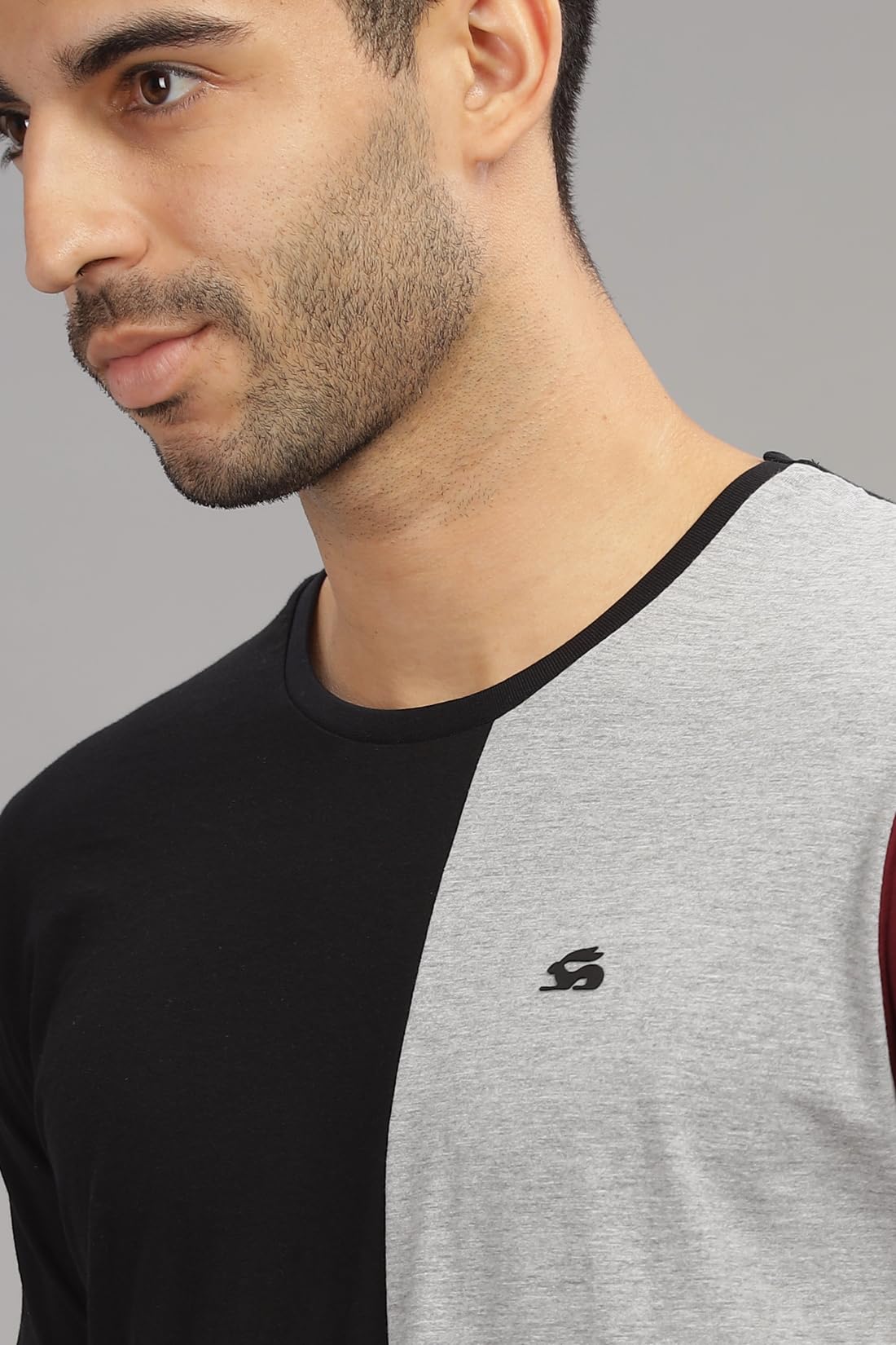 ADRO Tshirt for MenMulti Color T-Shirt for MenCotton T-ShirtMens TshirtRN8-24-BLGRMR