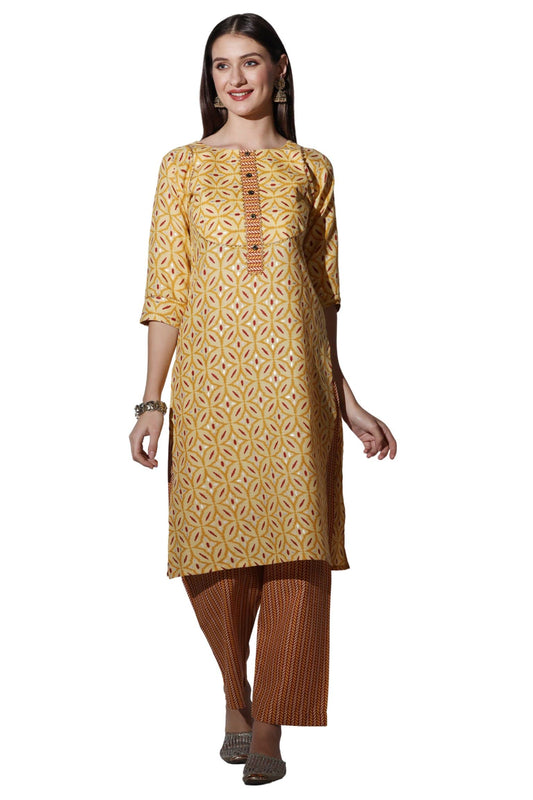 DHRUVI TRENDZ Cotton Kurta Set for Women | Kurta Set |Kurta Set for Women | Festive Kurta Set for Women