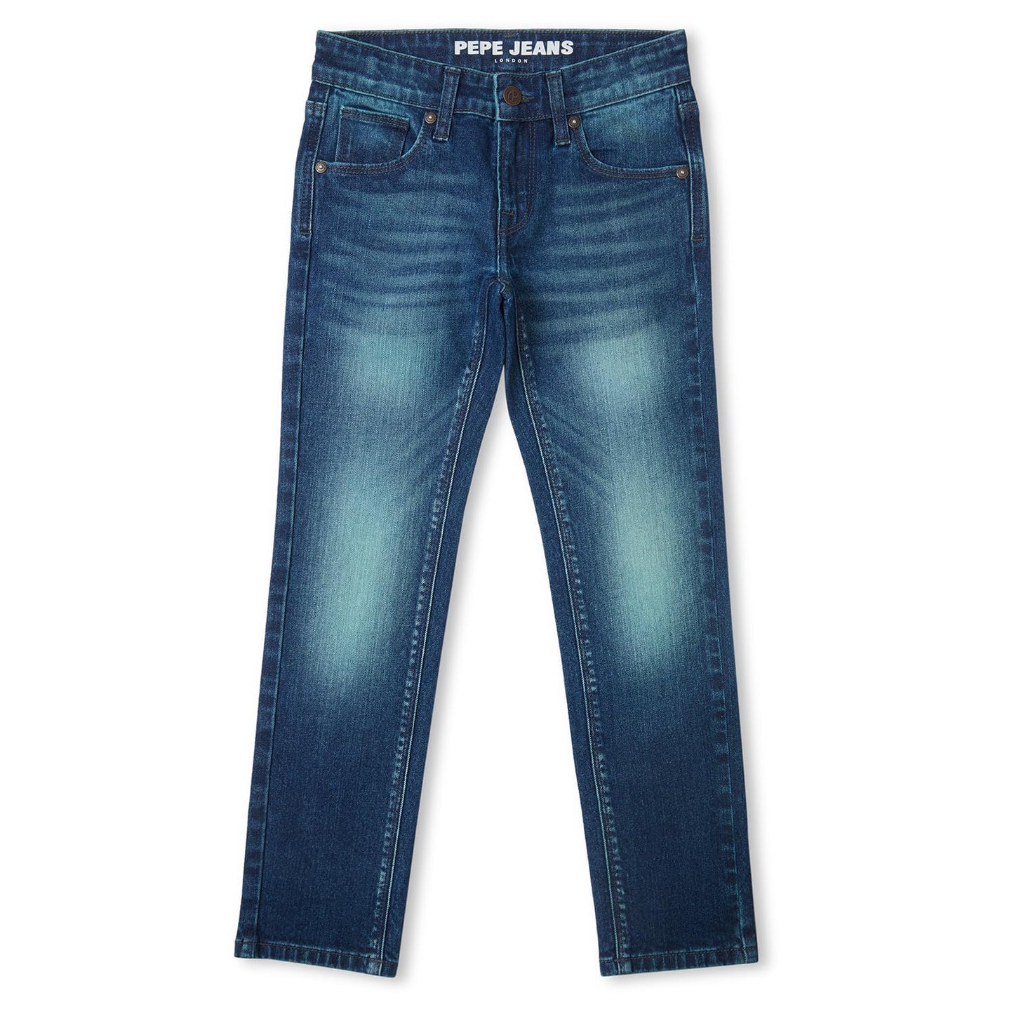 Pepe Jeans BoyS Slim Jeans (Pb202140S64_Green Tint Blue
