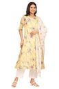Aurelia Women'S White Floral Printed Pure Cotton Stole (Size: Free Size)-A80054-508900