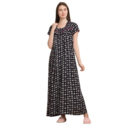 Sweet Dreams Women Printed Night Dress