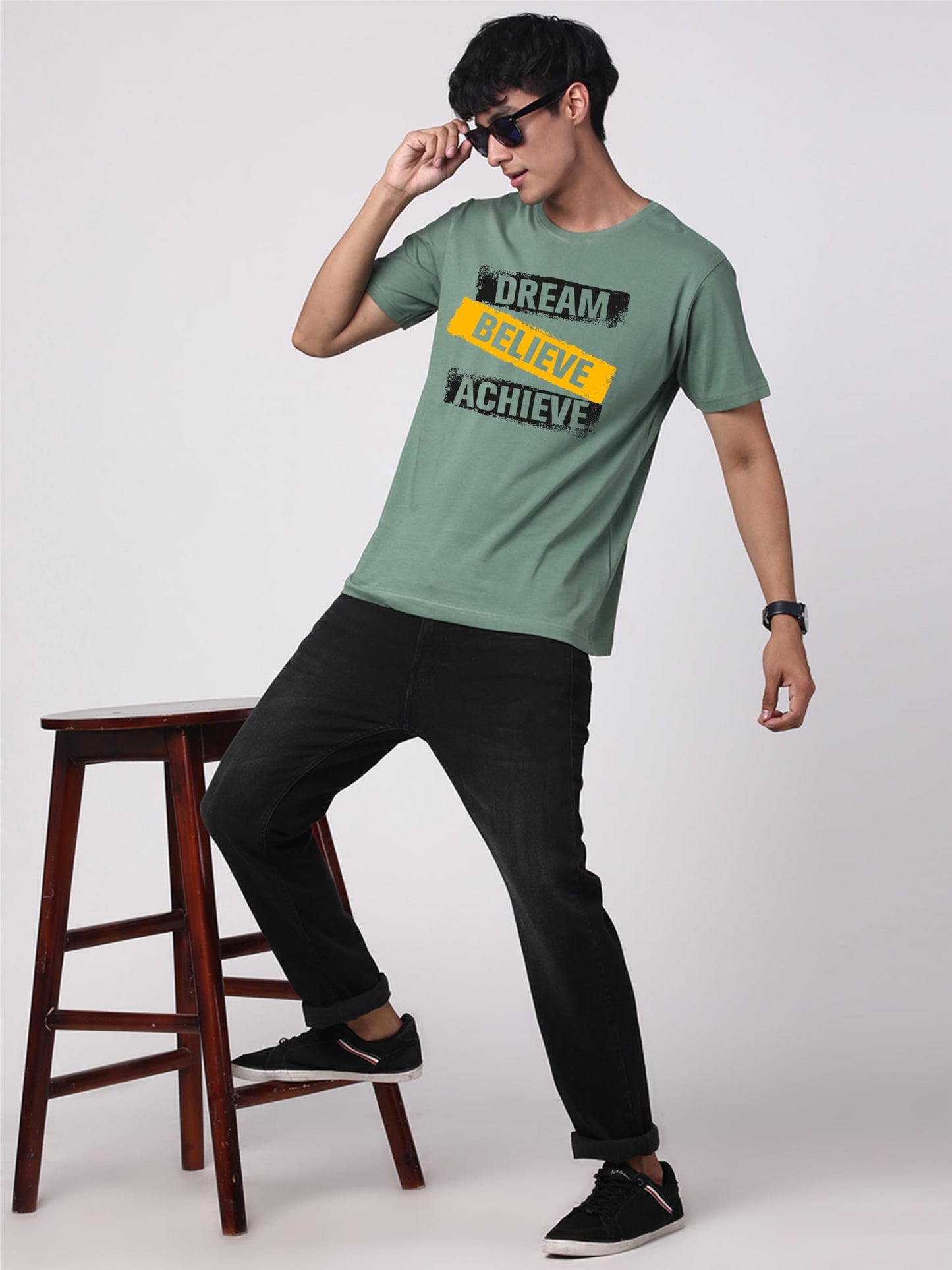 ADRO Tshirt for Men | Printed T Shirt for Men | 100% Cotton T-Shirt |Printed T Shirt | T-Shirts | RN24-DBA-PT