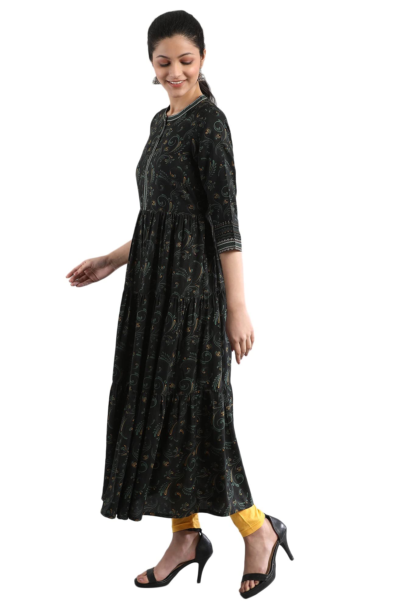 Aurelia Women's Polyester Loose Kurta