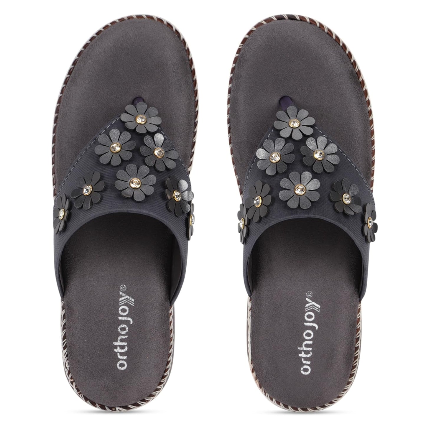 Ortho Joy Doctor Fancy Footwear For Women || Orthopedic WomenS Fancy Slipper/Sandal For Women