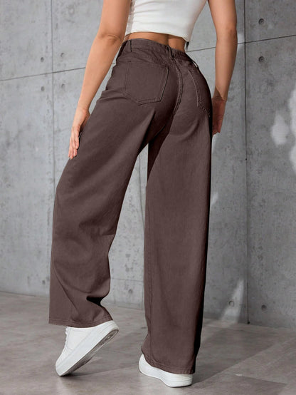 Tagas Womens Jeans || Womens Pant ||Cargo ||Girls high Rise Pant||(WDJ-8) Coffee
