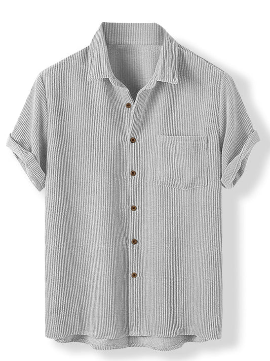 Eyebogler MenS Solid Regular Fit Polyester Casual Shirt With Spread Collar & Full Sleeves Shirt