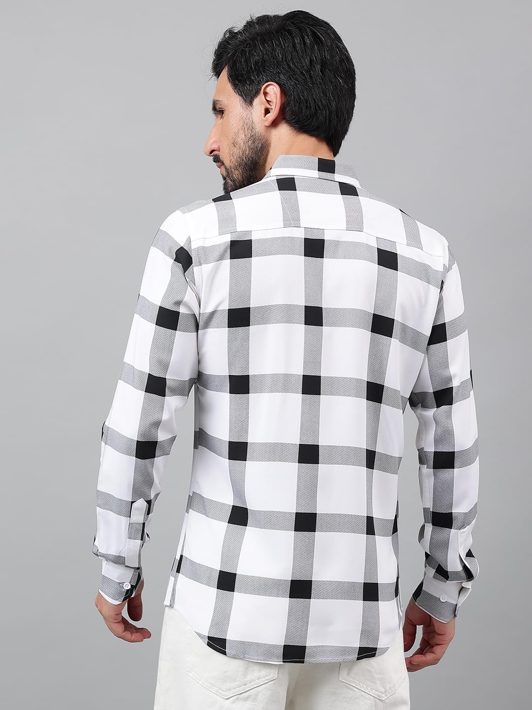 Besix MenS Cream Rayon Printed Regular Fit Summer Shirt For Man - Poket, Full Sleeves, Spread Collar For Stylish Summer - Daily