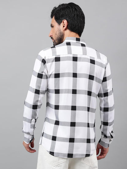 Besix MenS Cream Rayon Printed Regular Fit Summer Shirt For Man - Poket, Full Sleeves, Spread Collar For Stylish Summer - Daily