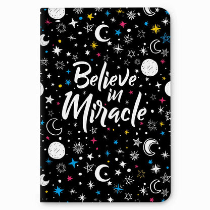 Factor Notes Notebook: 90 Gsm, B6, Ruled, 112 Pages Journal Diary (Believe In Miracle)