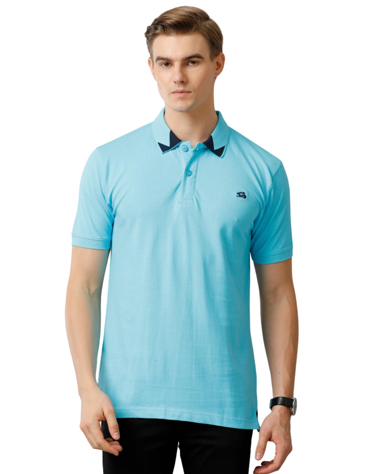 ADRO Premium Cotton Polo for Men (PN23-H-PLN-MI_Mint)
