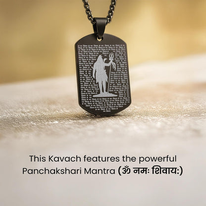 Astrotalk Mahadev Kavach Pendant | Energized with Shiv Panchakshari Mantra | Spiritual Shield | Unique Gift Item for Men & Women