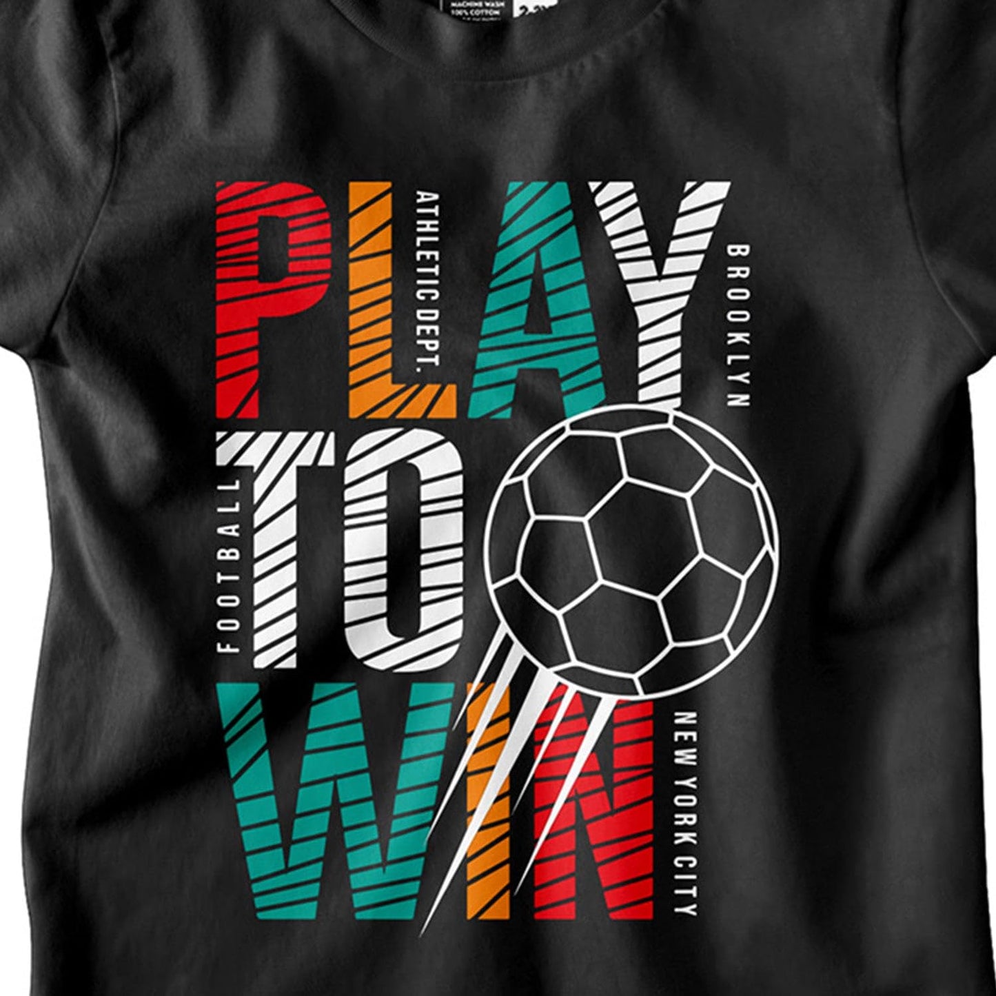 Bon Organik Boys Regular Fit T-Shirt (BON12207_Black