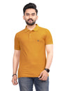 More & More MenS Solid Regular Fit Polo