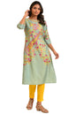 W For Woman WomenS Polyester Regular Kurta (23Few18742-119780_Sprucetone