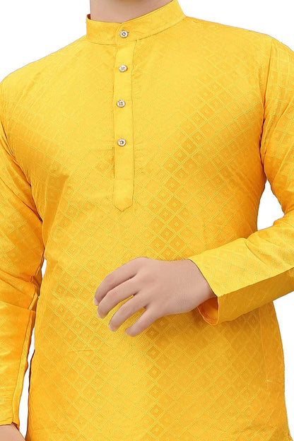Baghadbillo Mens Cotton Blend Kurta With Mandarin Collar Neck Botton Down Full Sleeves Straight Lenght And Two Side Pockets | Ku
