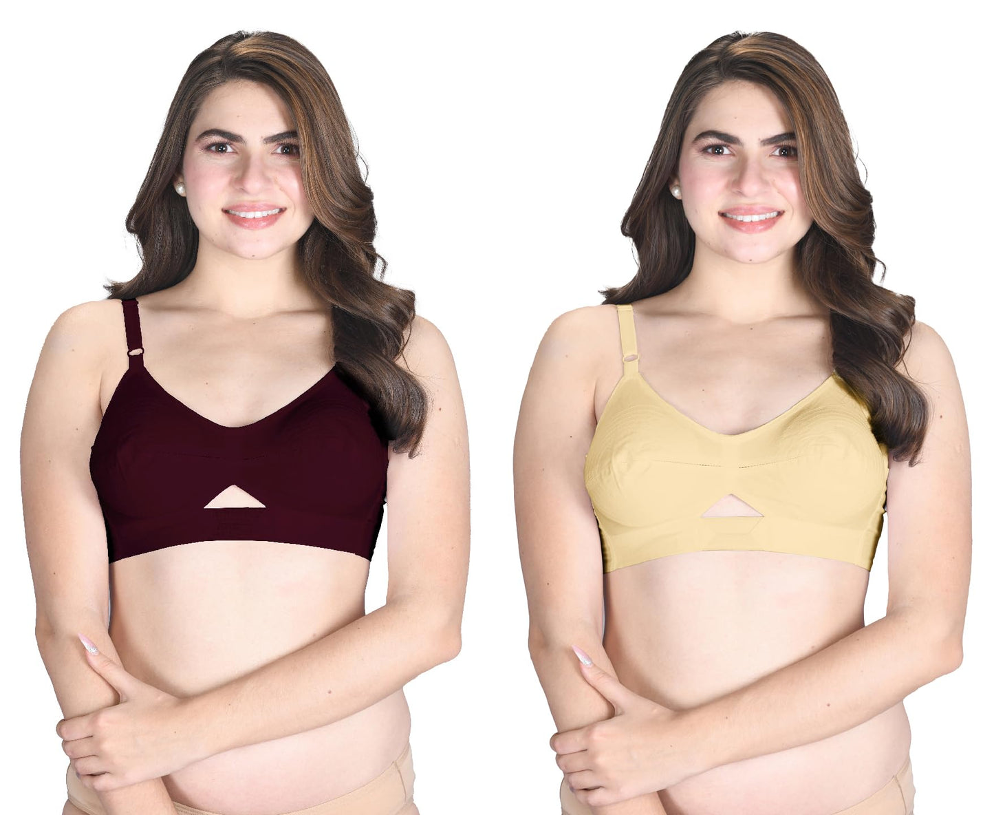 Pack Of 2 Venus Board Bottom Bra With Adjustable Strap