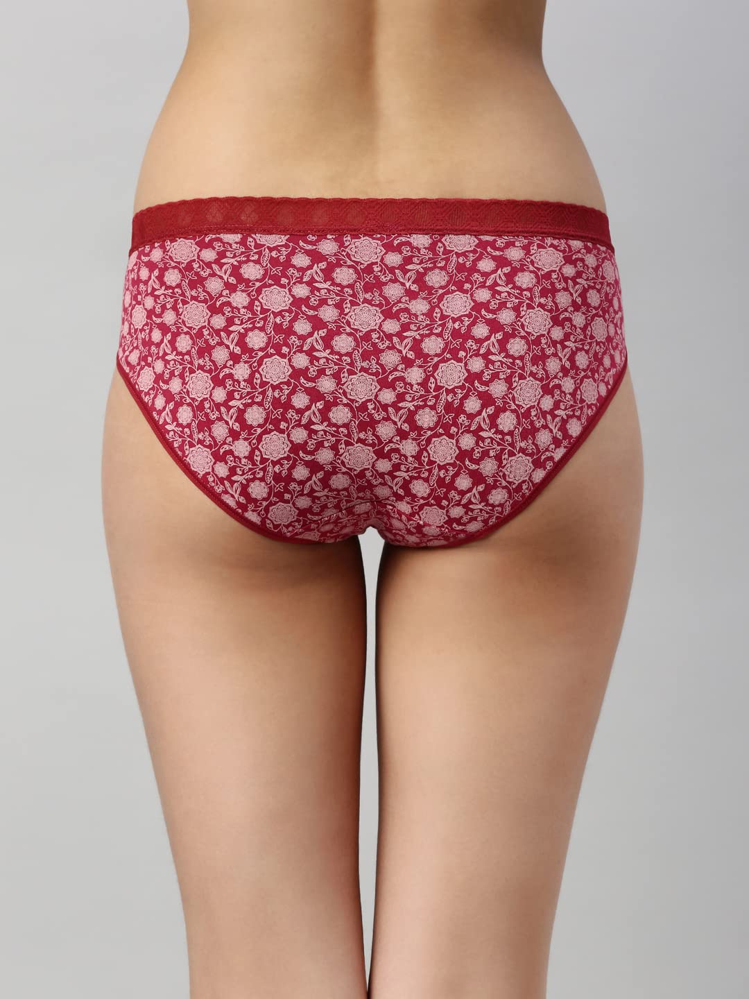Enamor Cotton Hipster Panties for Women Pack of 2 | Full Coverage, Mid Waist with Antimicrobial & Stain Release Technology | Col