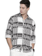 The Indian Garage Co Mens Relaxed Fit Geometric Print Resort Wear Sweater