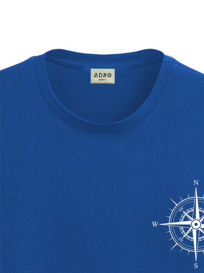 ADRO Tshirt for Men | Printed T Shirt for Men | 100% Cotton Tshirt | Graphic Printed T-Shirt | Chest Printed Tshirt | Unisex Tsh