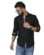 Pinkmint Mens Long Sleeve Button Down Shirt for Men Collared Casual Formal Soild Shirt