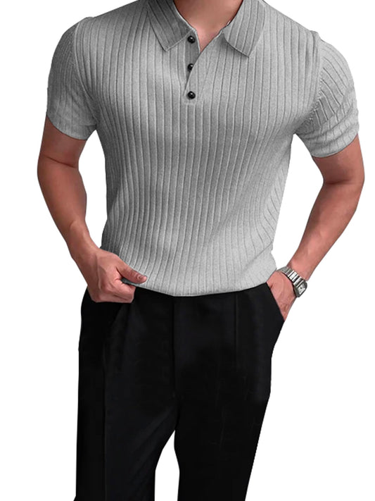 Noble Monk MenS Regular Fit Polo T Shirt |Half Sleeves |Collar Tshirts | Casual T-Shirt | Popcorn T-Shirt For Men