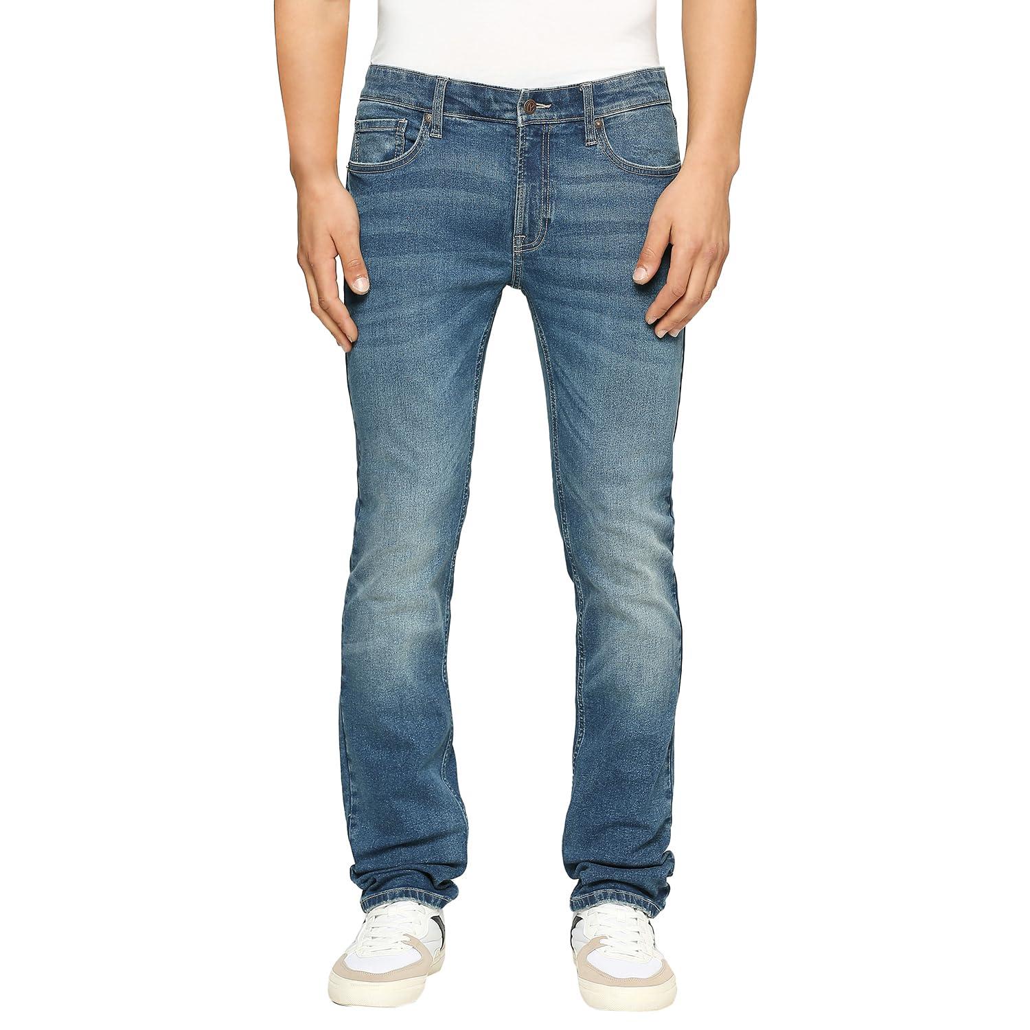 Pepe Jeans MenS Slim Jeans (Pm207470J673_Med Worn_Mid Indigo Blue