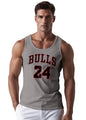 Peppyzone Mens Printed Regular Fit Vest (TT-Bulls23-891_Grey2