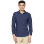 Fabindia MenS Solids Slim Shirt_Dark Blue M